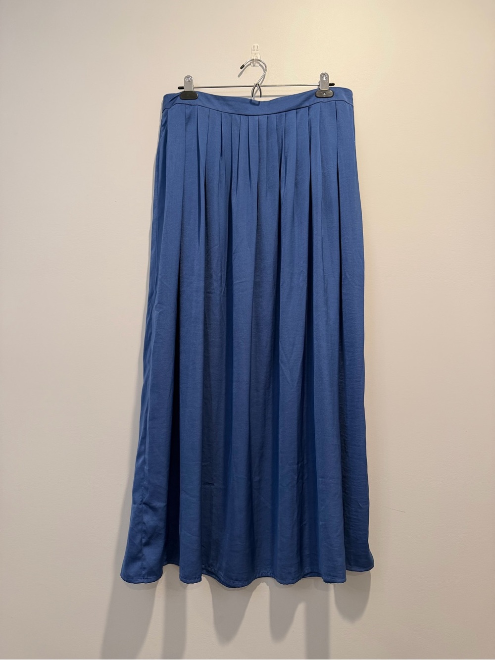 Chico's Sapphire Blue Maxi Pleated Skirt